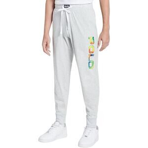 NEW Polo Ralph Lauren Joggers Men’s Gray Tie Dye Pants Size L Logo PK23SF A2HI